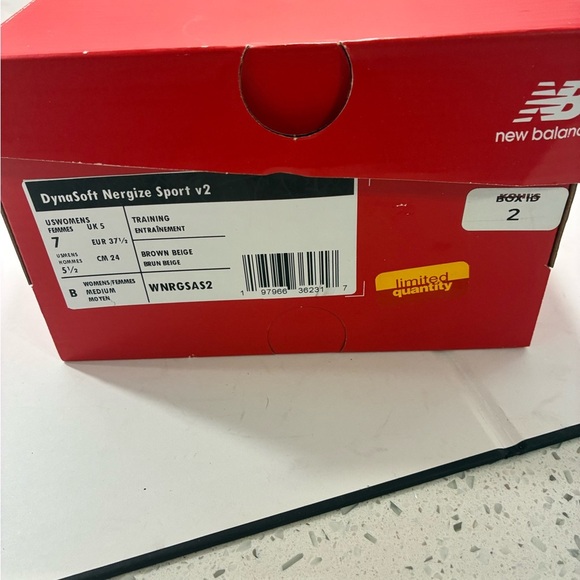 New Balance Woman’s Dynasoft Nergize Sport V2 Brown Beige Size 7 NEW Memory Sole - Picture 14 of 14